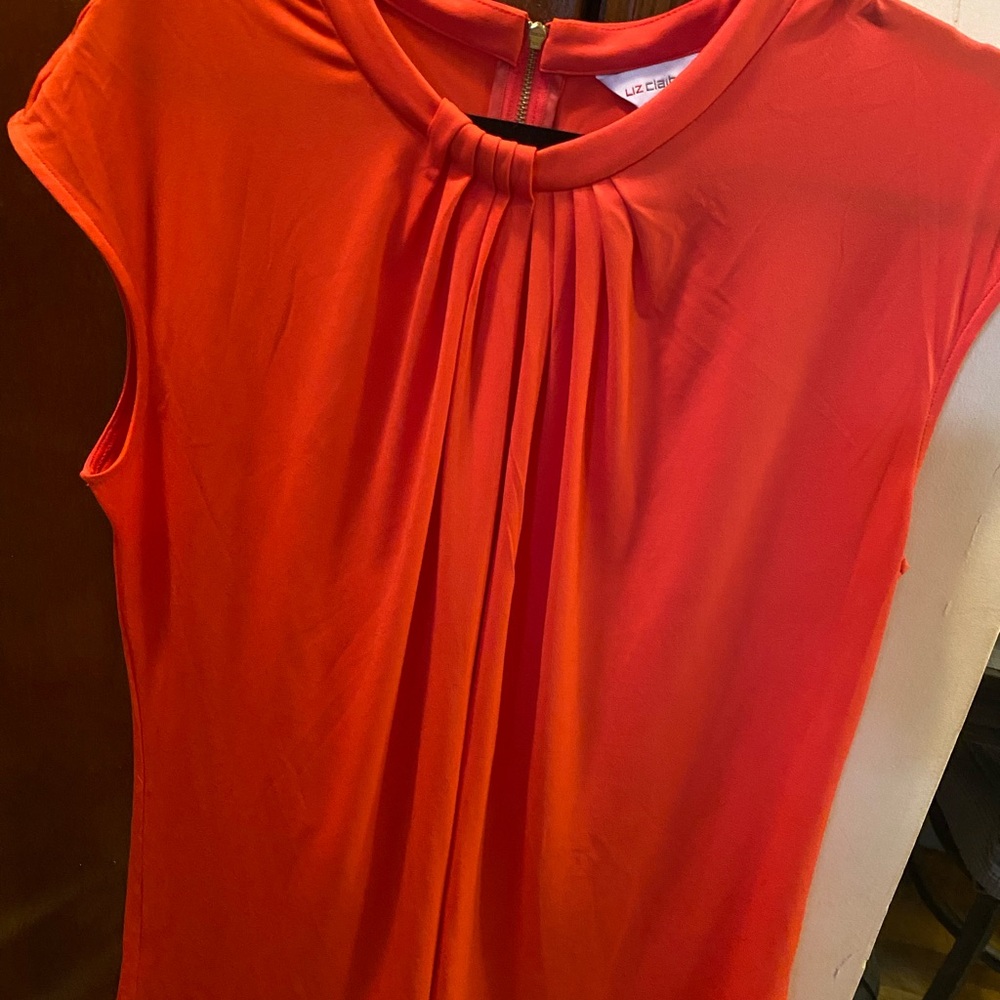 Liz Claiborne coral top